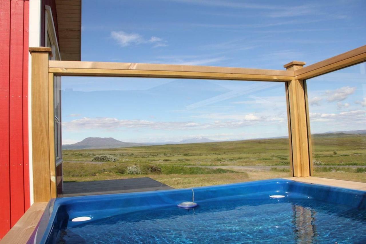 Blue View Cabin 1B With Private Hot Tub Reykholt  Exterior foto